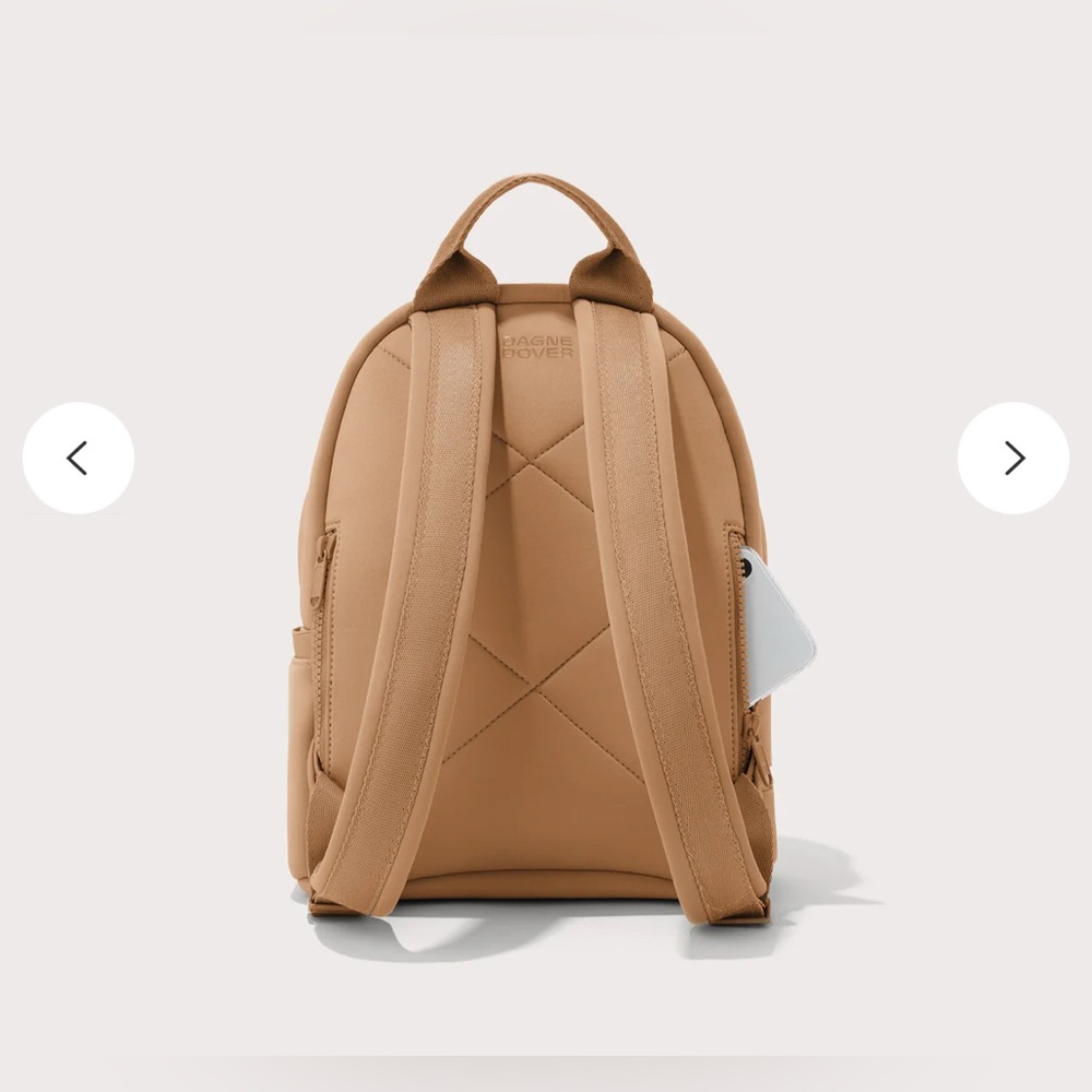 Dagne Dover Neoprene Backpack - Small/Camel color - Picture 7 of 7